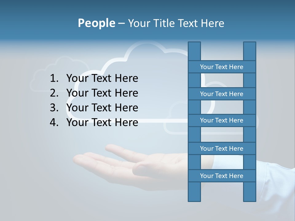 Man Technology Notebook PowerPoint Template