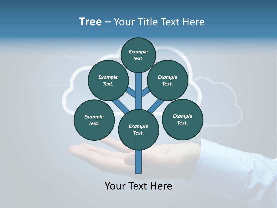Man Technology Notebook PowerPoint Template