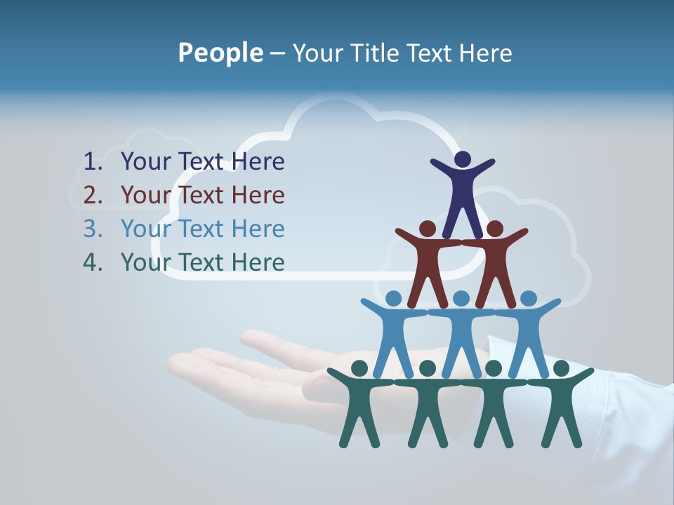 Man Technology Notebook PowerPoint Template