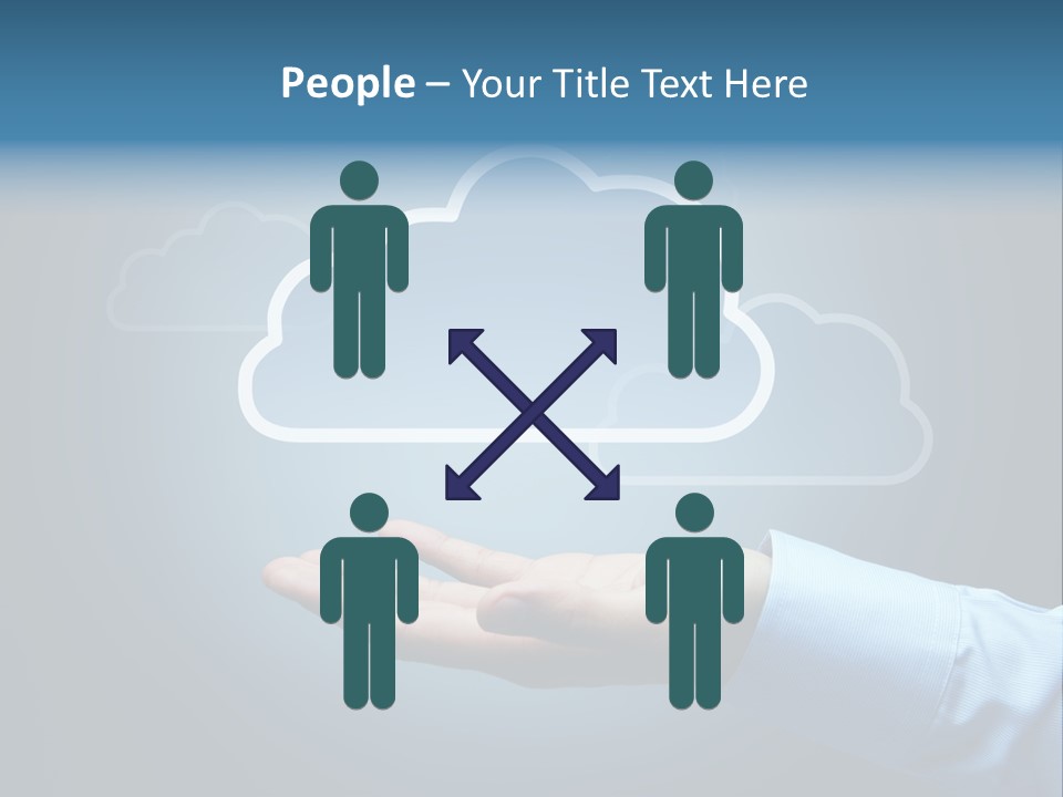 Man Technology Notebook PowerPoint Template