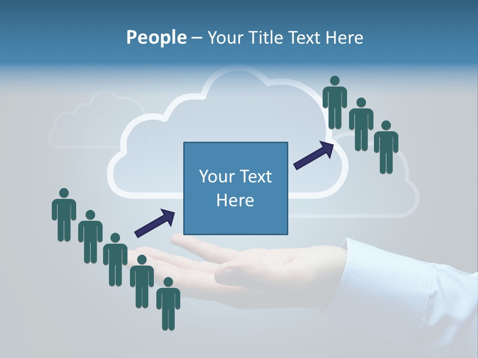 Man Technology Notebook PowerPoint Template