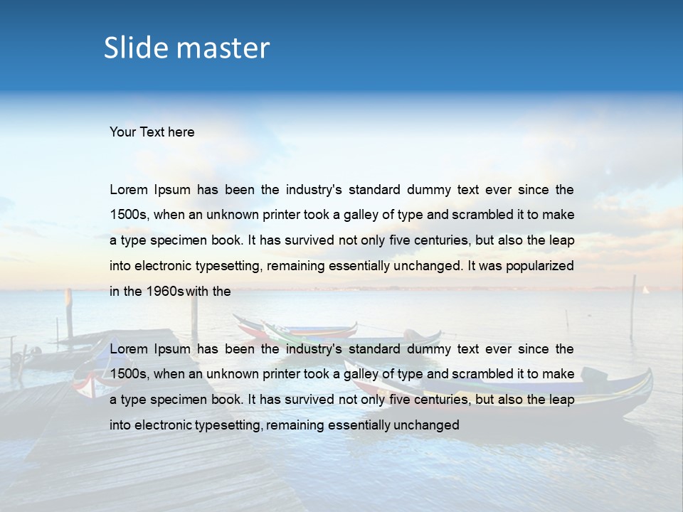 Traditional Sea Mast PowerPoint Template