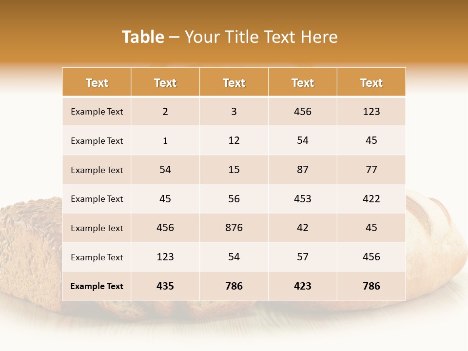 Wicker Tradition Meal PowerPoint Template