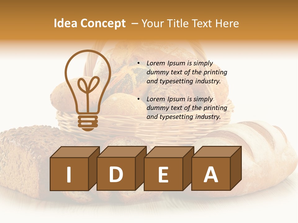 Wicker Tradition Meal PowerPoint Template