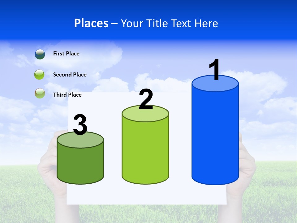 Grass Background Agriculture PowerPoint Template