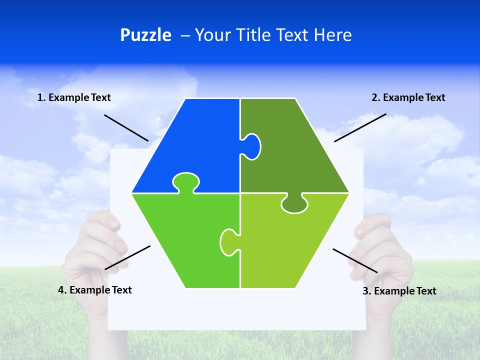 Grass Background Agriculture PowerPoint Template