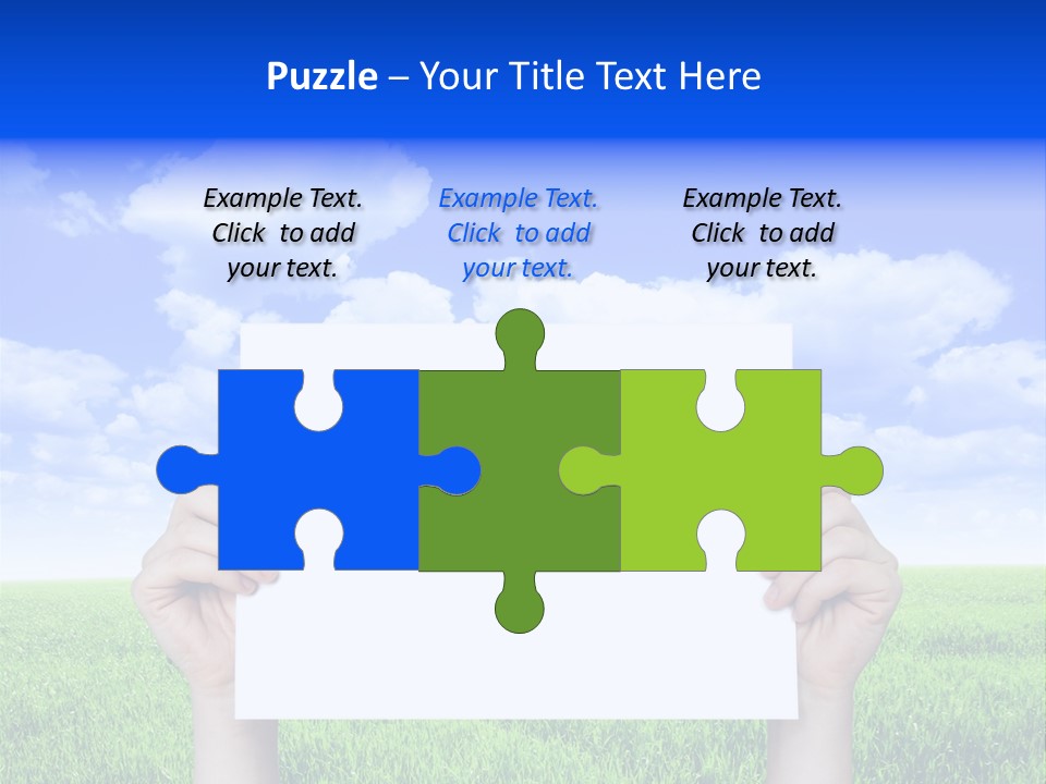 Grass Background Agriculture PowerPoint Template