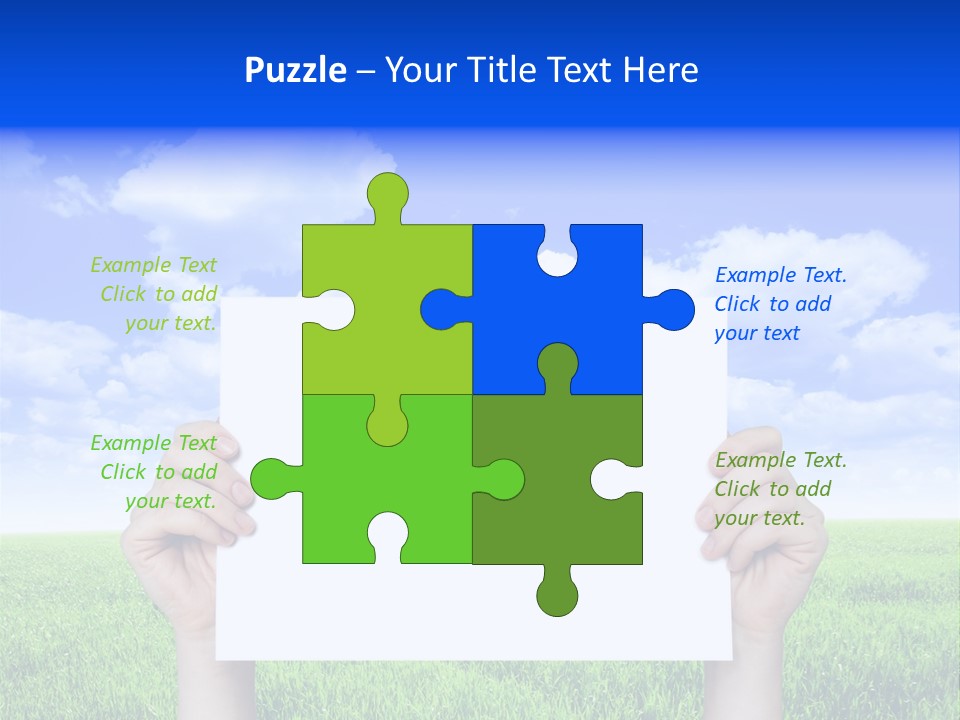 Grass Background Agriculture PowerPoint Template