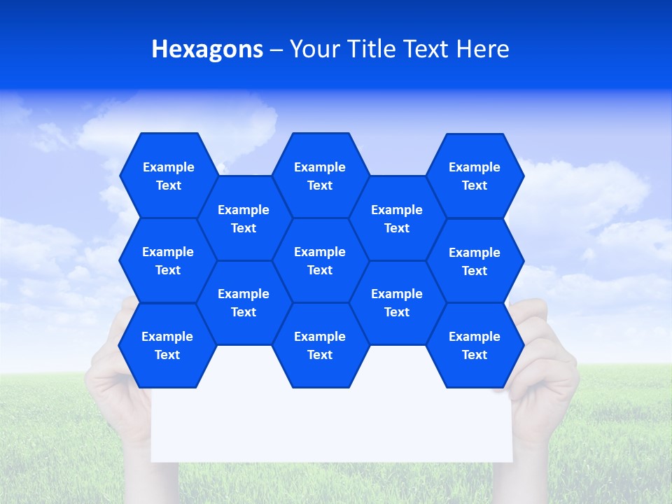 Grass Background Agriculture PowerPoint Template