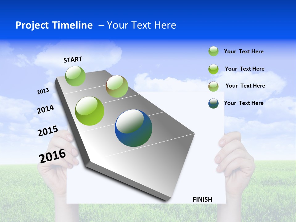 Grass Background Agriculture PowerPoint Template