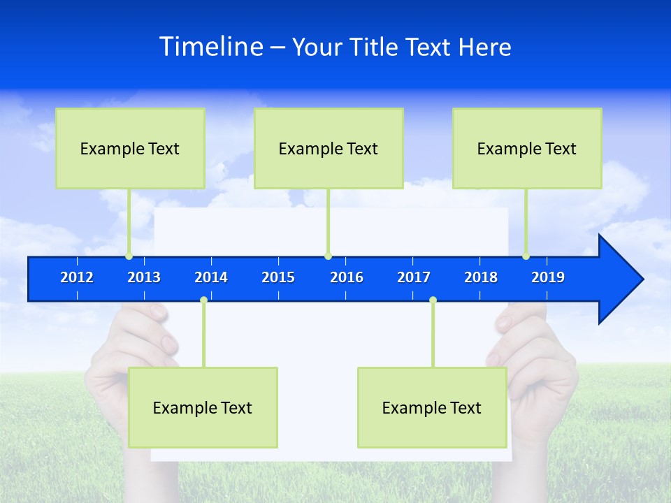 Grass Background Agriculture PowerPoint Template