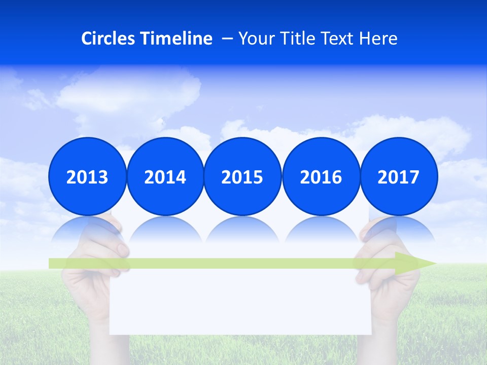 Grass Background Agriculture PowerPoint Template