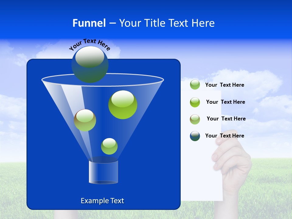 Grass Background Agriculture PowerPoint Template