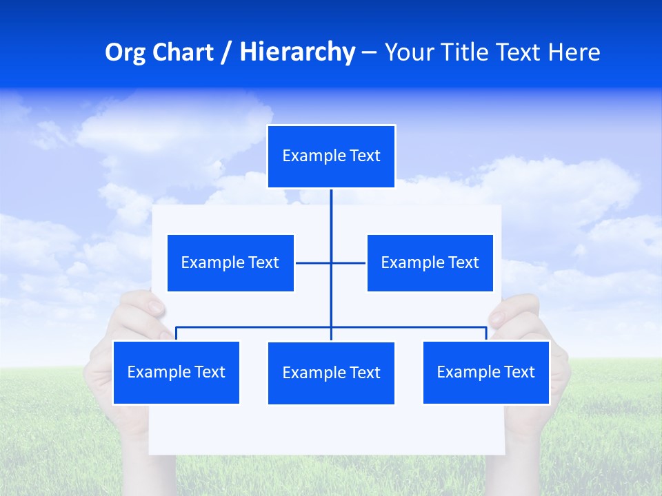 Grass Background Agriculture PowerPoint Template