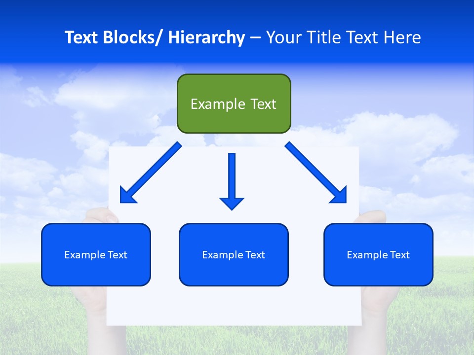 Grass Background Agriculture PowerPoint Template
