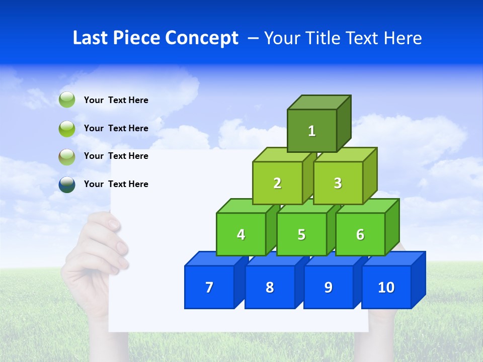 Grass Background Agriculture PowerPoint Template