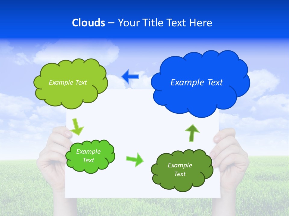Grass Background Agriculture PowerPoint Template