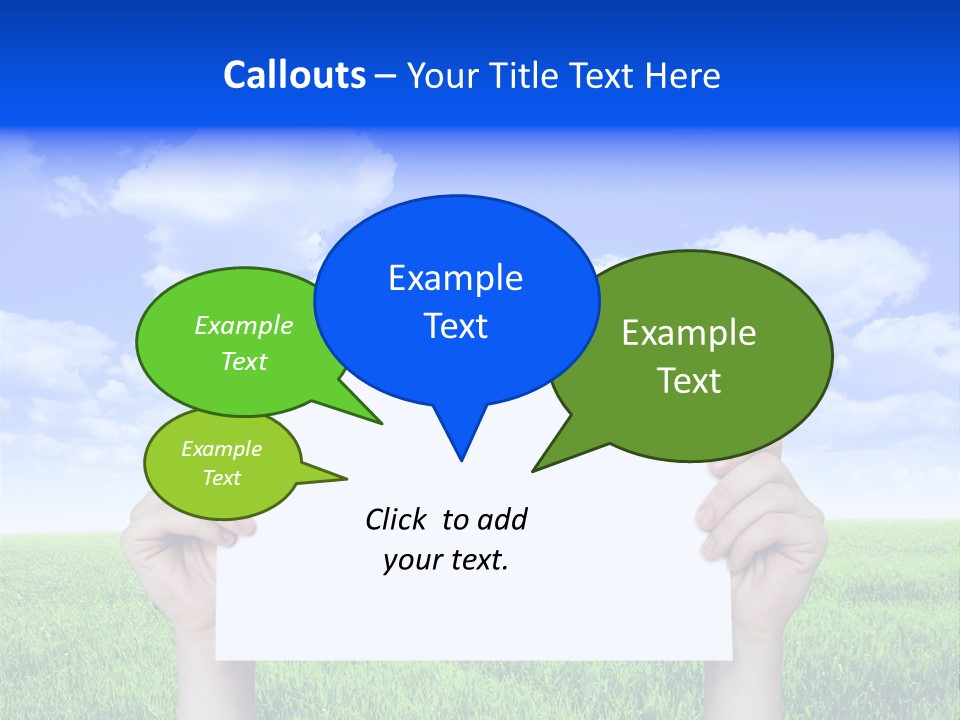 Grass Background Agriculture PowerPoint Template