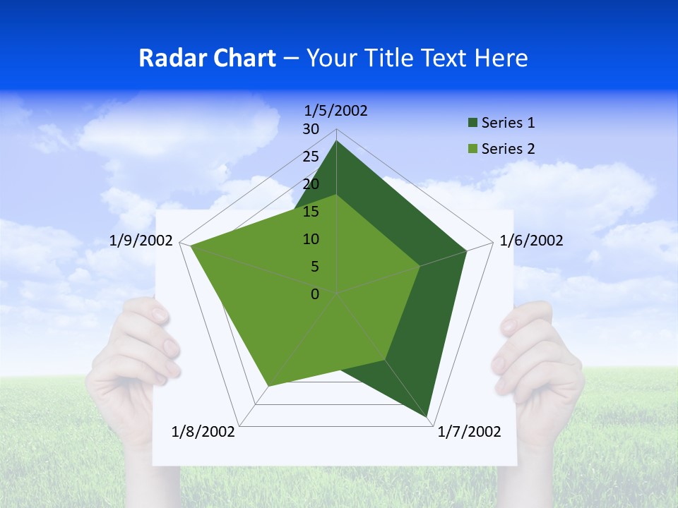 Grass Background Agriculture PowerPoint Template