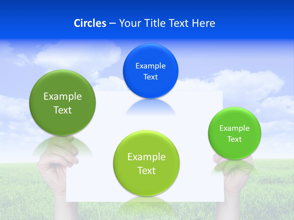 Grass Background Agriculture PowerPoint Template