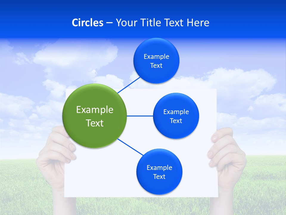 Grass Background Agriculture PowerPoint Template