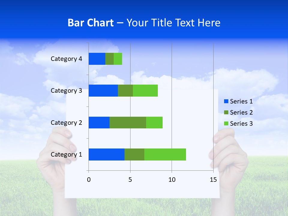 Grass Background Agriculture PowerPoint Template