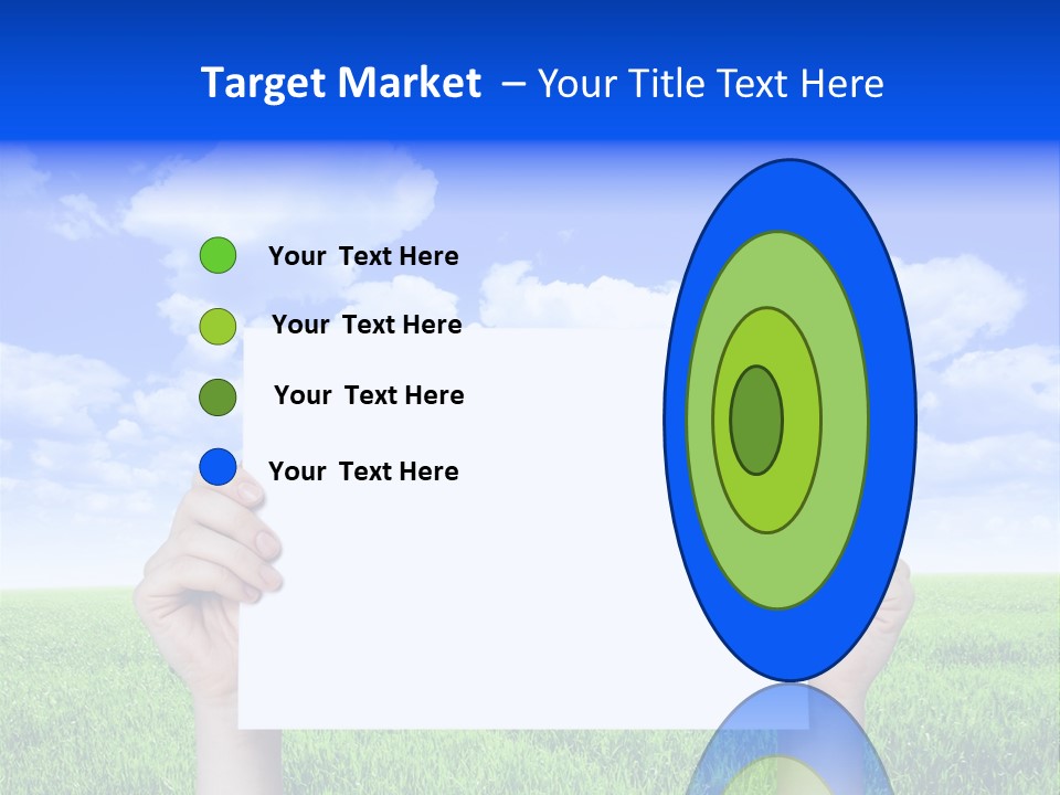 Grass Background Agriculture PowerPoint Template