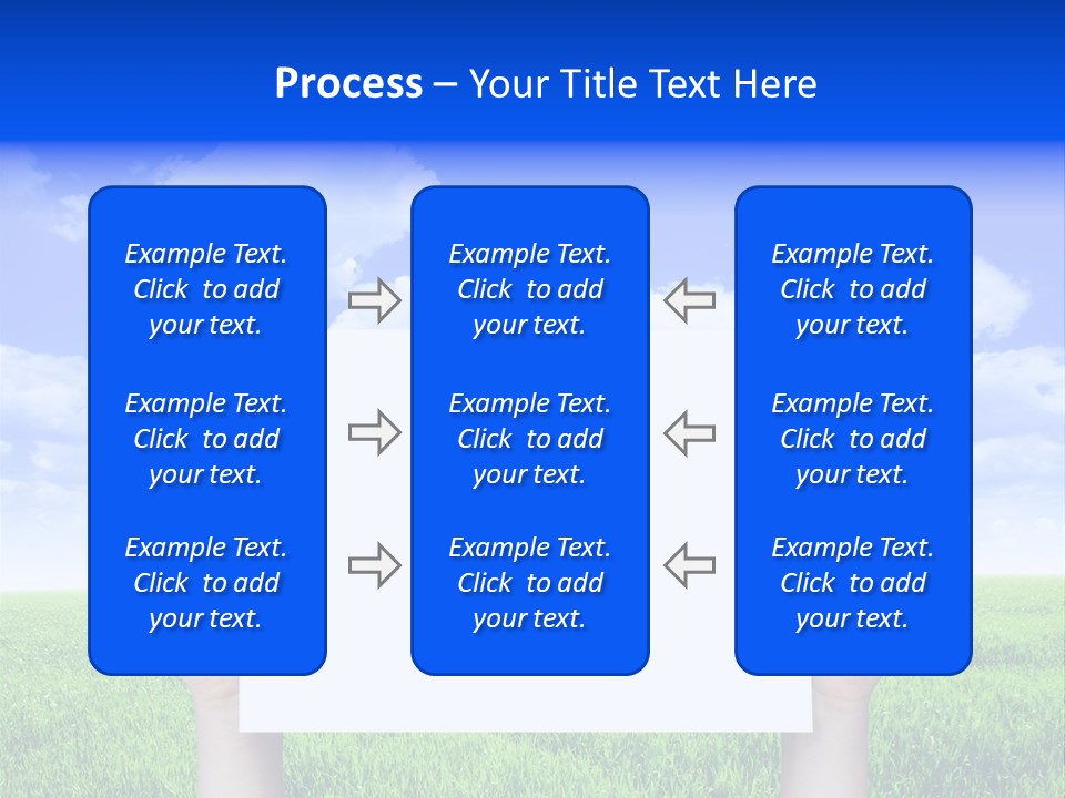 Grass Background Agriculture PowerPoint Template