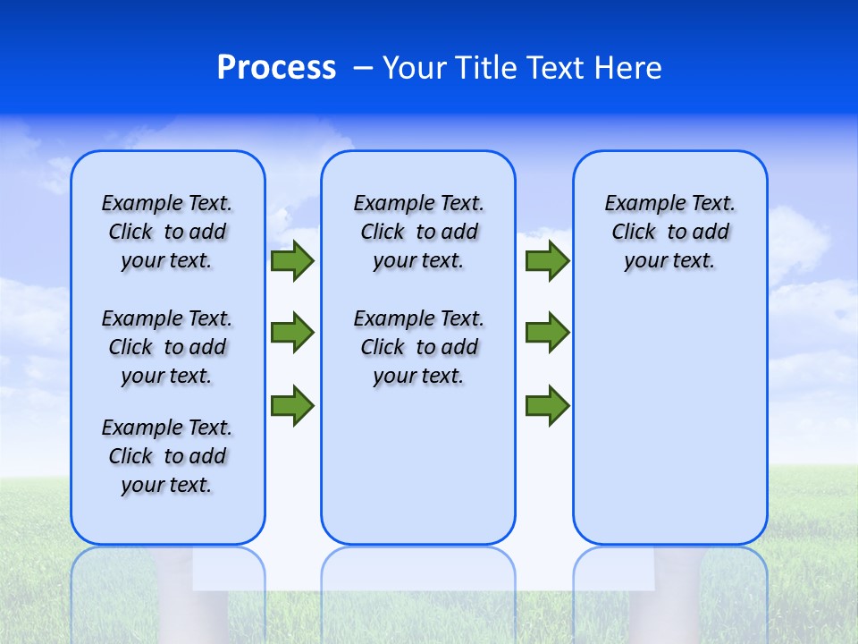 Grass Background Agriculture PowerPoint Template