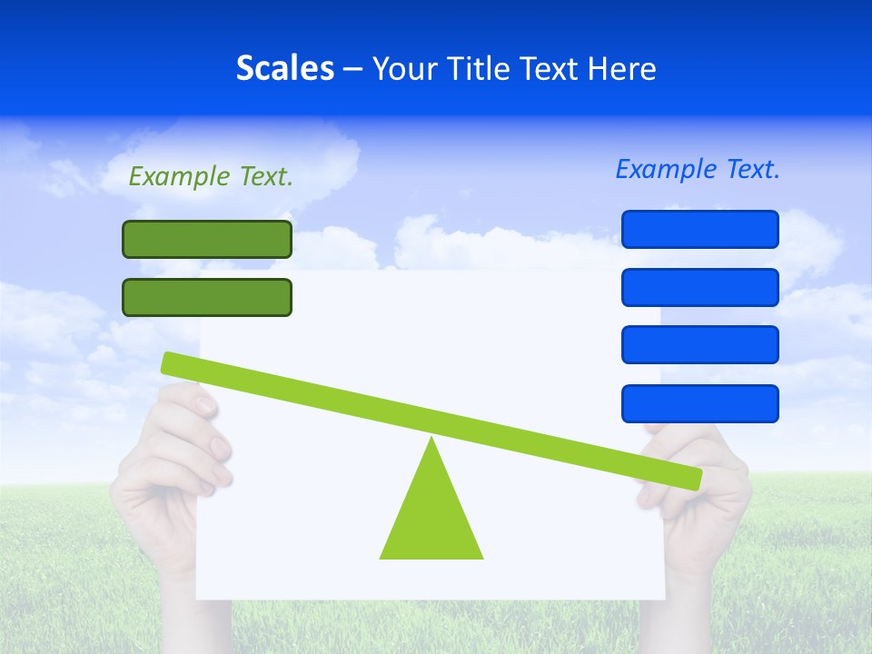 Grass Background Agriculture PowerPoint Template