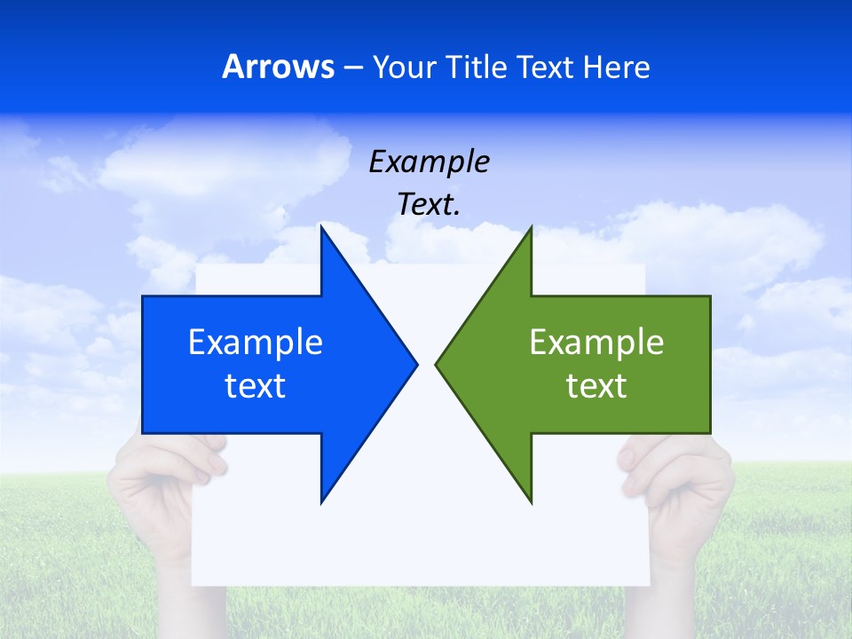 Grass Background Agriculture PowerPoint Template
