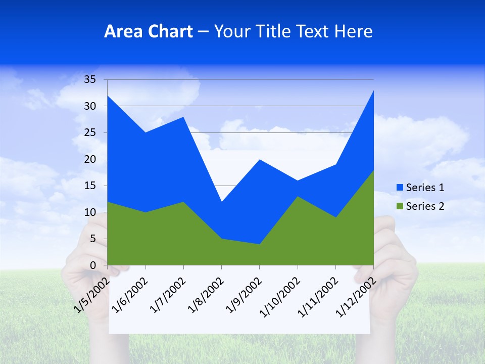 Grass Background Agriculture PowerPoint Template
