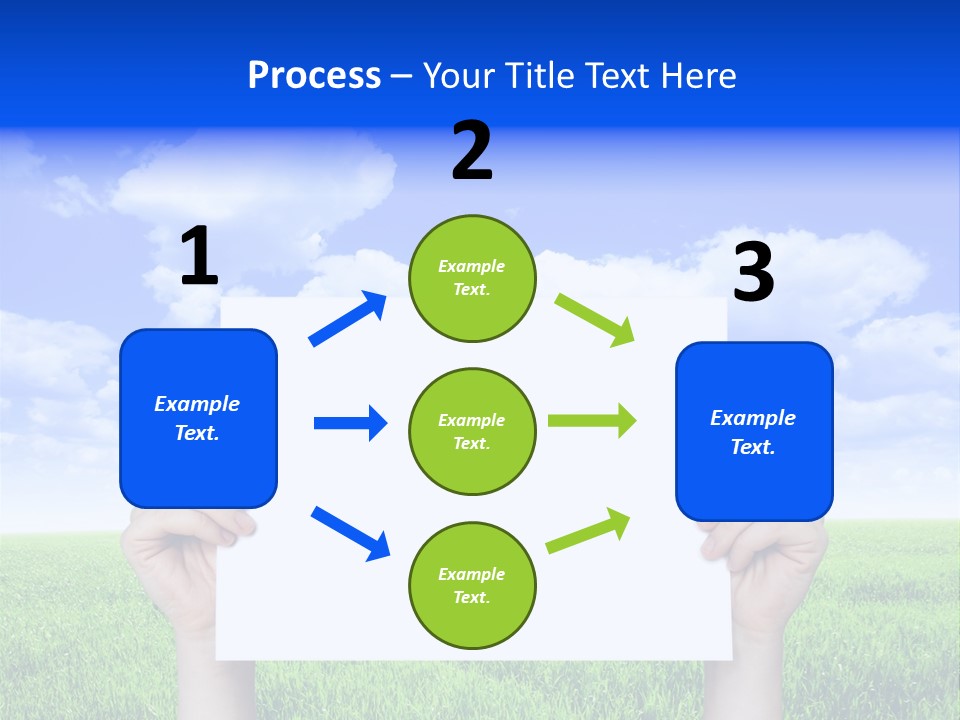 Grass Background Agriculture PowerPoint Template