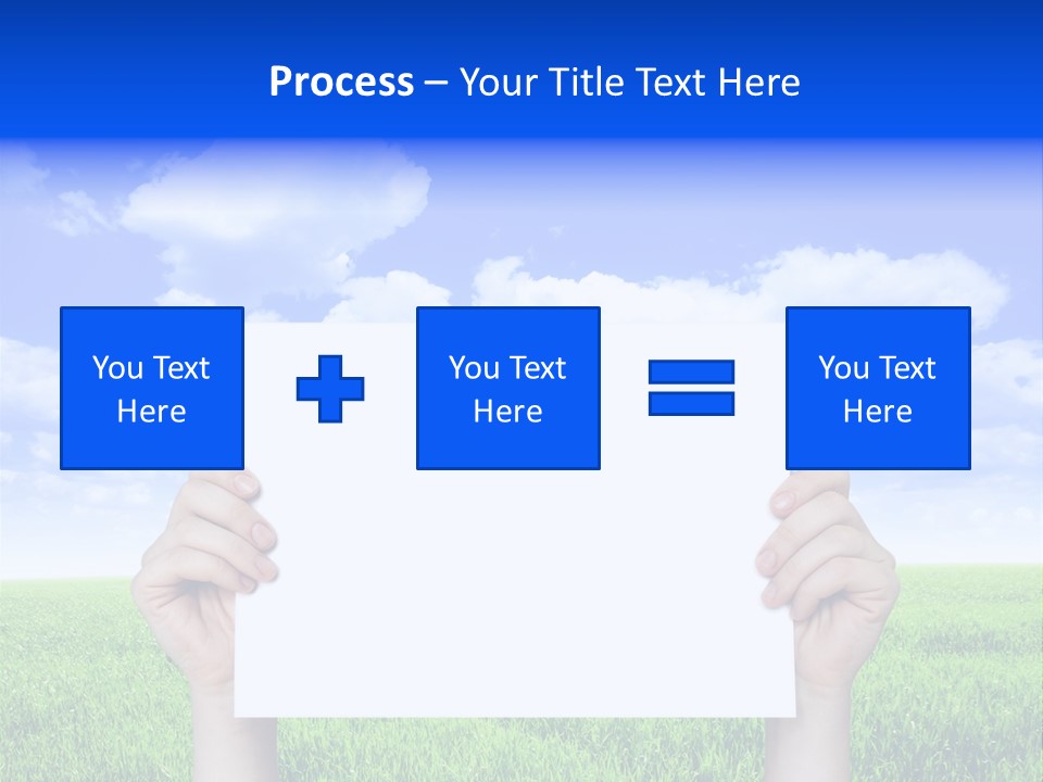 Grass Background Agriculture PowerPoint Template