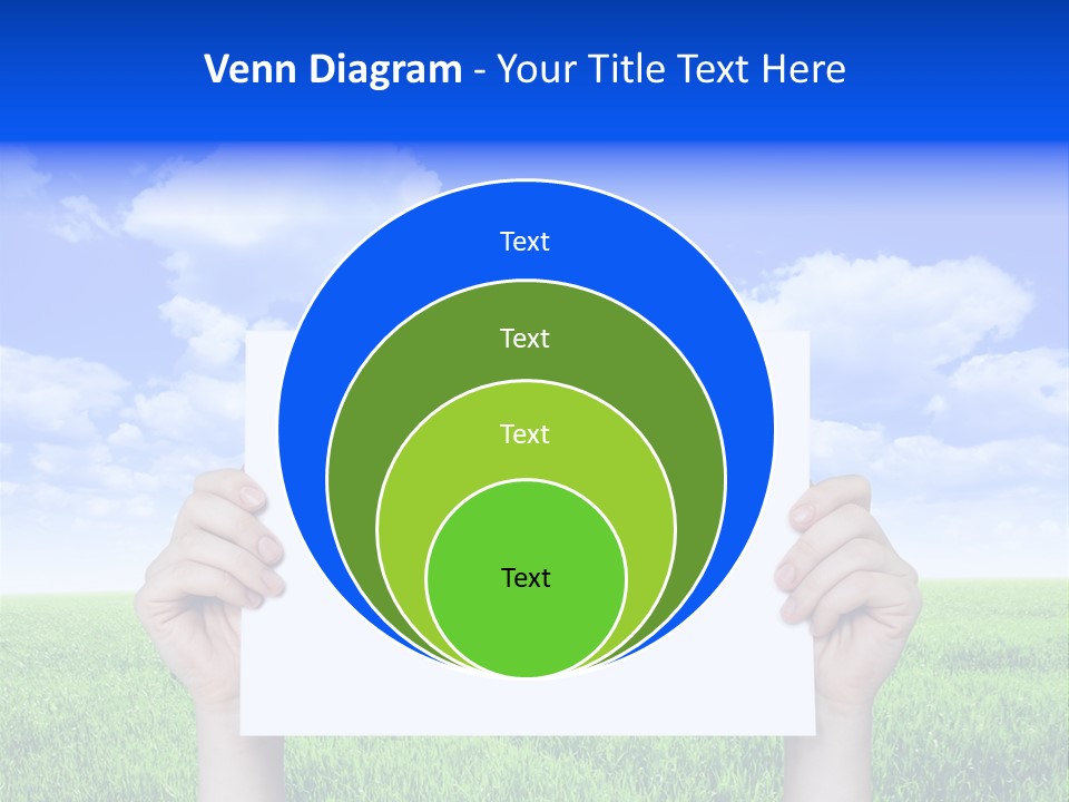 Grass Background Agriculture PowerPoint Template