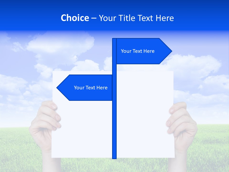 Grass Background Agriculture PowerPoint Template