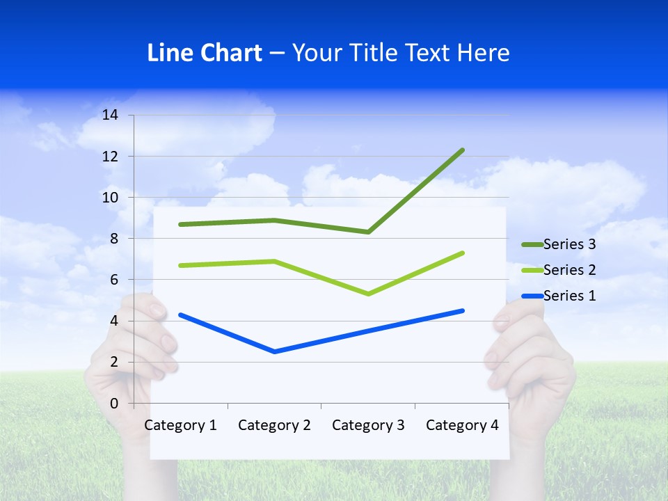 Grass Background Agriculture PowerPoint Template