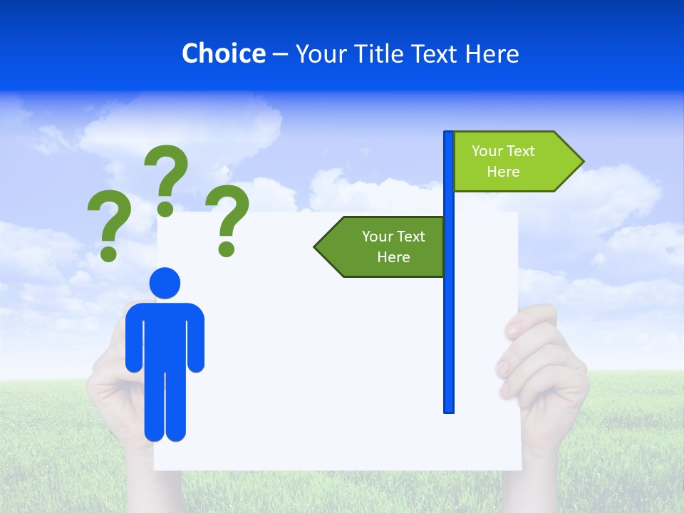 Grass Background Agriculture PowerPoint Template