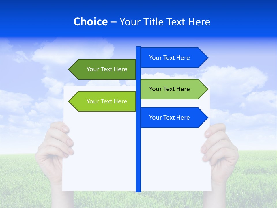 Grass Background Agriculture PowerPoint Template