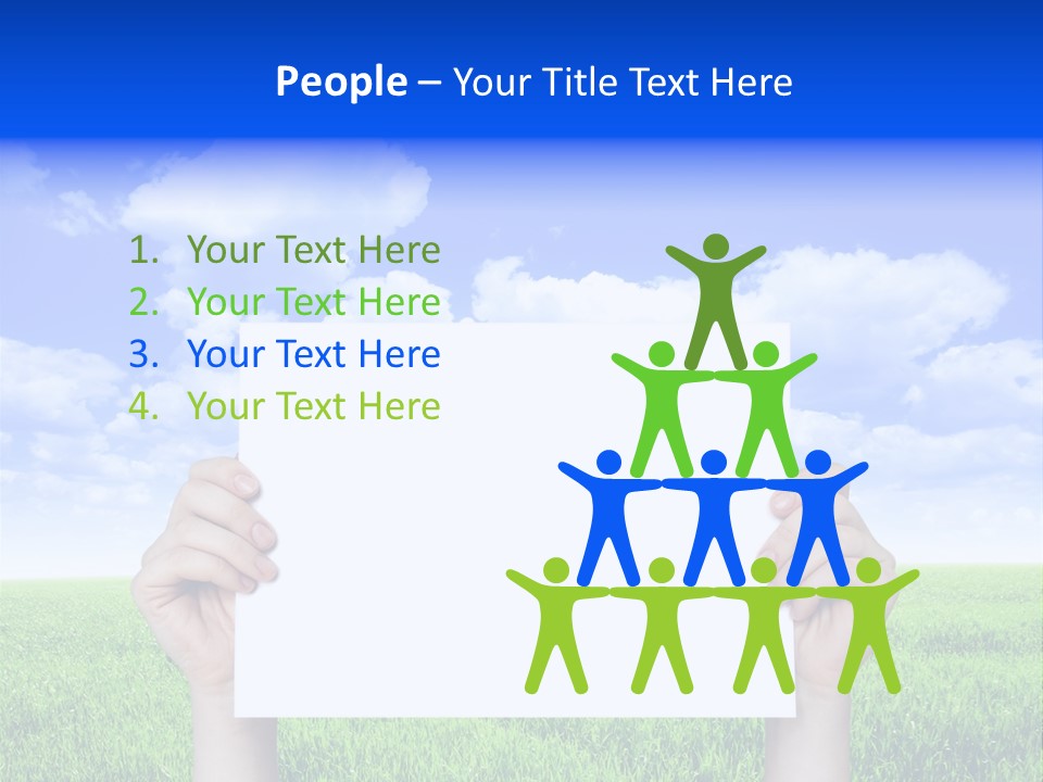 Grass Background Agriculture PowerPoint Template