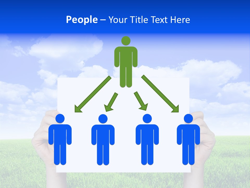 Grass Background Agriculture PowerPoint Template