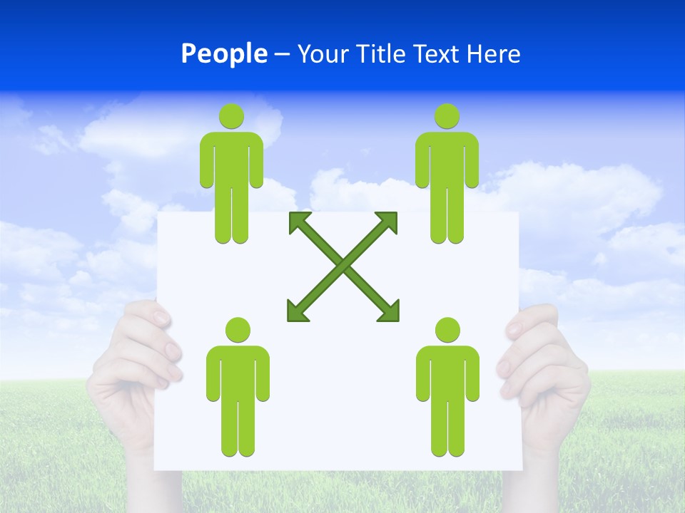 Grass Background Agriculture PowerPoint Template