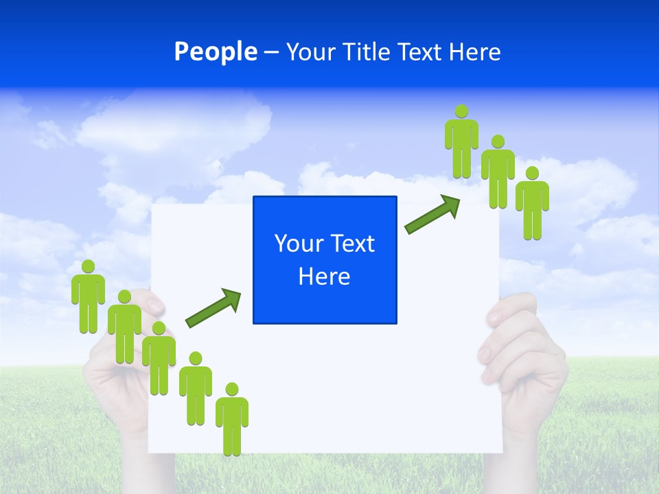 Grass Background Agriculture PowerPoint Template