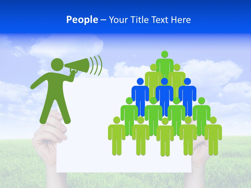 Grass Background Agriculture PowerPoint Template