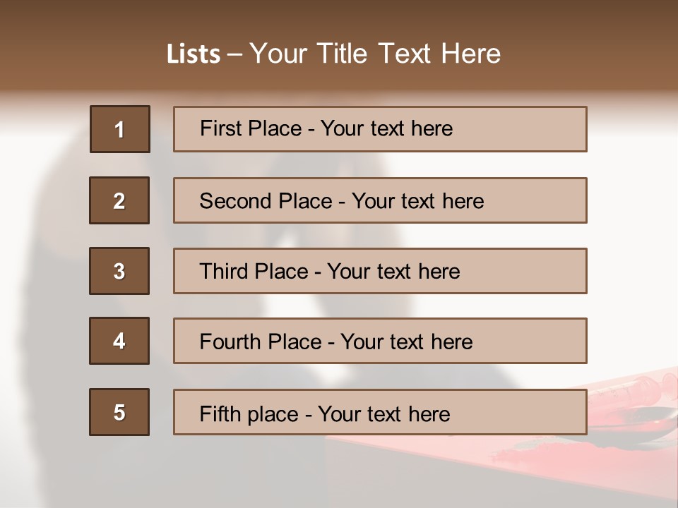 Urban Living Black PowerPoint Template