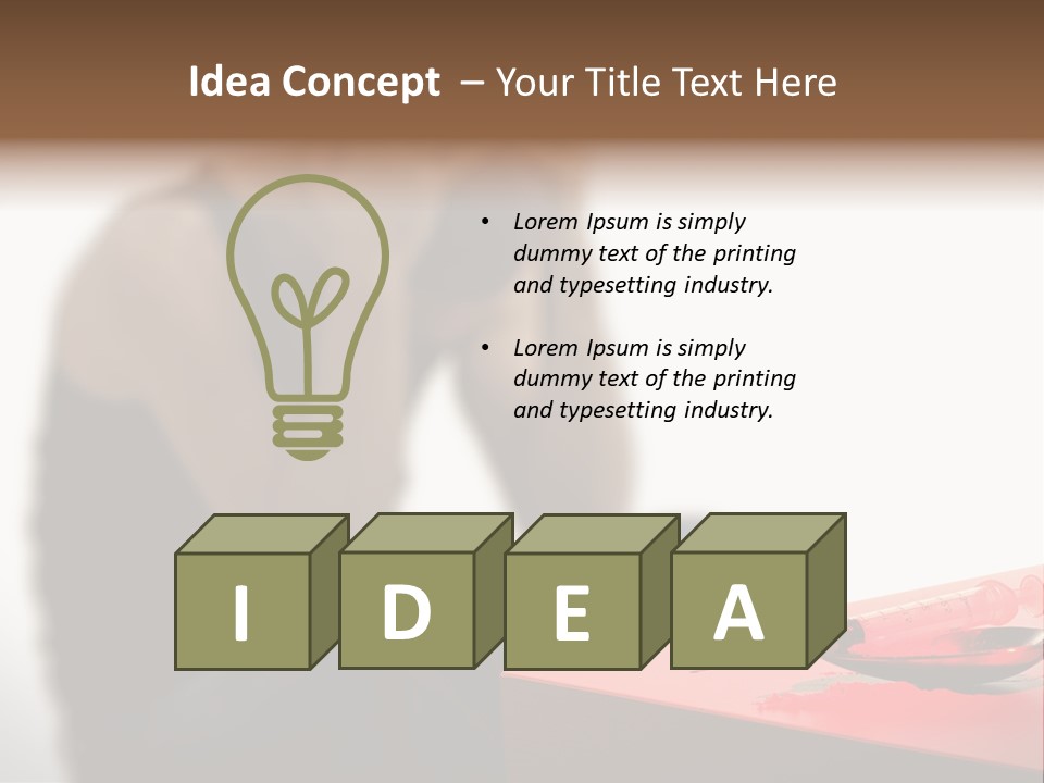 Urban Living Black PowerPoint Template