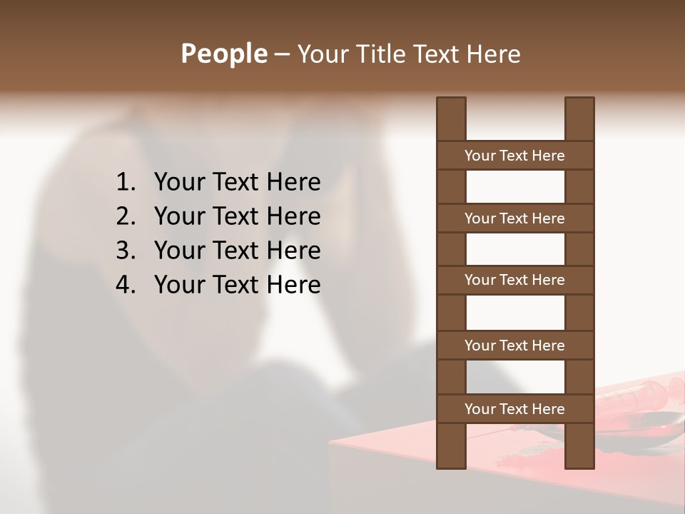Urban Living Black PowerPoint Template