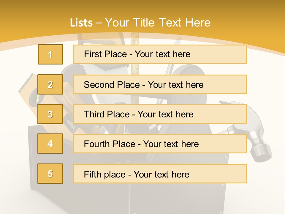 Instruments Metal Level PowerPoint Template