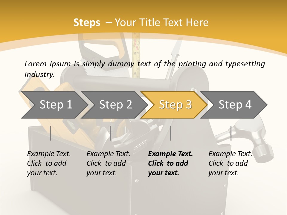 Instruments Metal Level PowerPoint Template