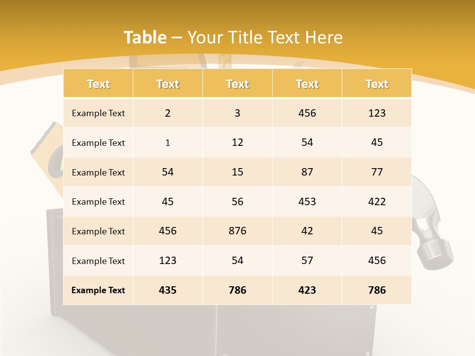 Instruments Metal Level PowerPoint Template
